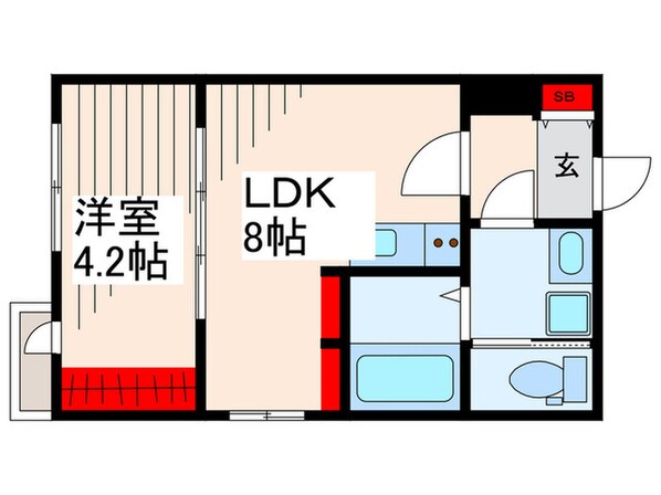 ホライゾンⅢの物件間取画像